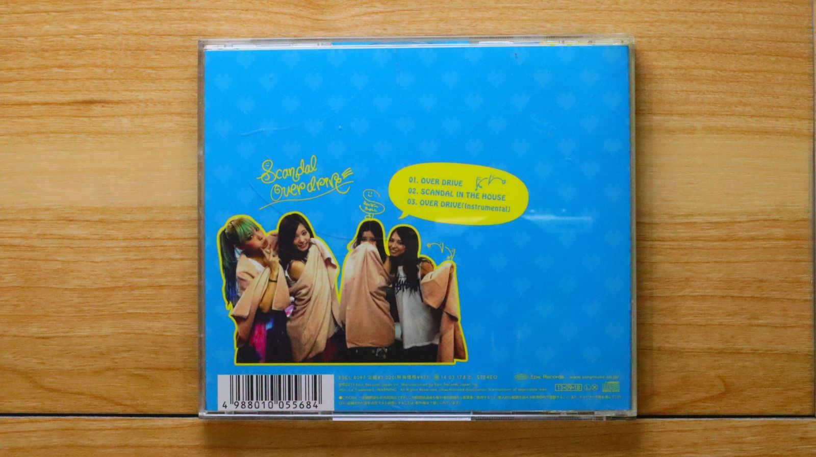 国内盤CD☆スキャンダル/SCANDAL□ OVER DRIVE(初回仕様限定盤