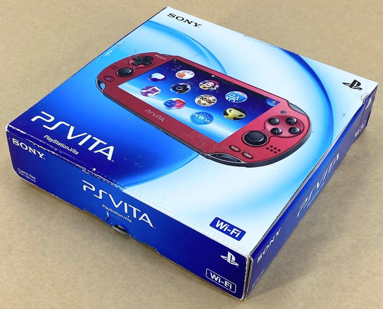 ほぼ新品】PSVITA PCH-1000 コズミックレッド 箱付き Amazon