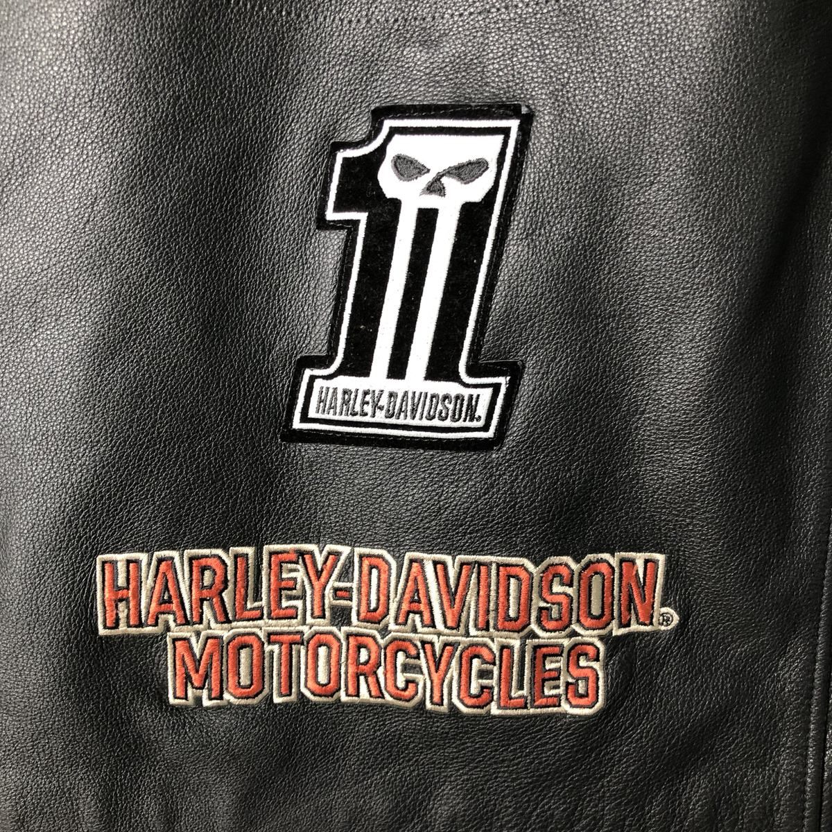 古着 ハーレーダビッドソン Harley-Davidson レースアップ レザーベスト メンズM相当 eaa 583568