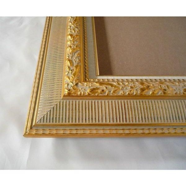 額縁　油彩 油絵用額縁の枠と泥足とケース（仮縁仕上げ）　MJ108N ゴールド　サイズF20号　S15号 額縁 油彩 油絵用額縁の枠と泥足とケース（仮縁仕上げ） キブカ サイズ