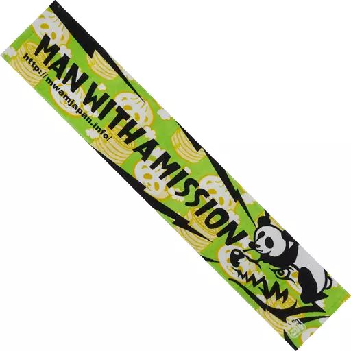 中古】雑貨 MAN WITH A MISSION B.C.Wツアーロゴマフラータオル