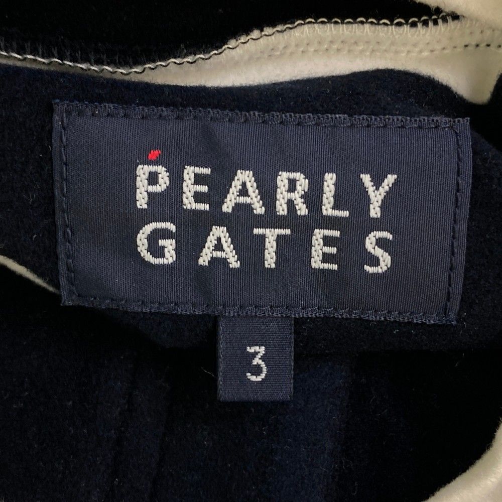サイズ:3 PEARLY GATES パーリーゲイツ ハーフジップ長袖T サイズ:3 PEARLY GATES パーリーゲイツ ハーフジップ長袖T