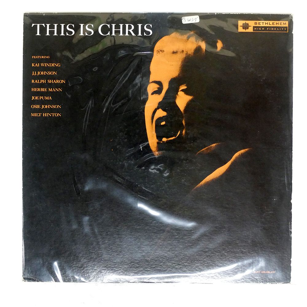 国内盤 CHRIS CONNOR/THIS IS CHRIS/BETHLEHEM 22AP233 LP