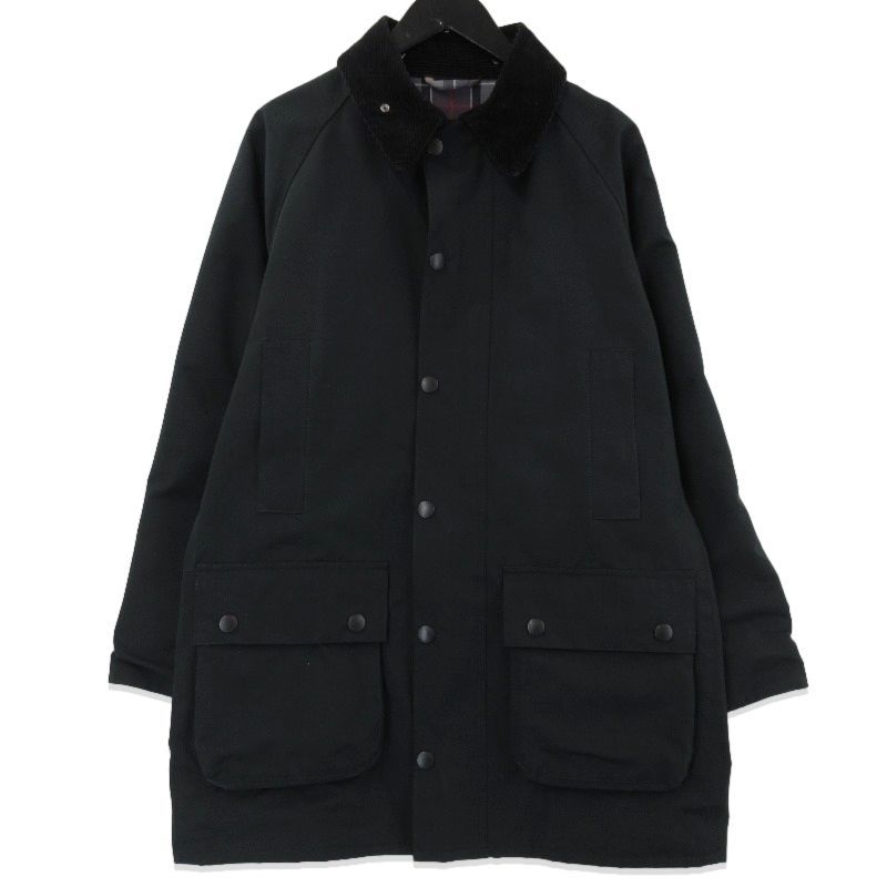 美品 Barbour × BEAMS バブアー 2レイヤーコート GAMEFAIR ノンワックス 22AW ゲームフェア ブラック 黒  3471011075 - メルカリ