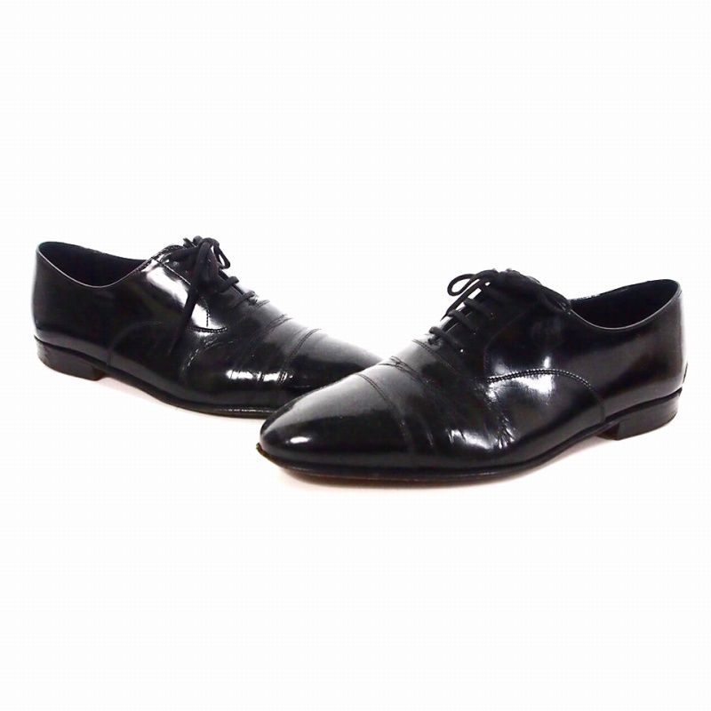 クロケット-ジョーンズ CROCKETT-JONES ドレスシューズ 靴 8 ブラック 黒 7893-P2