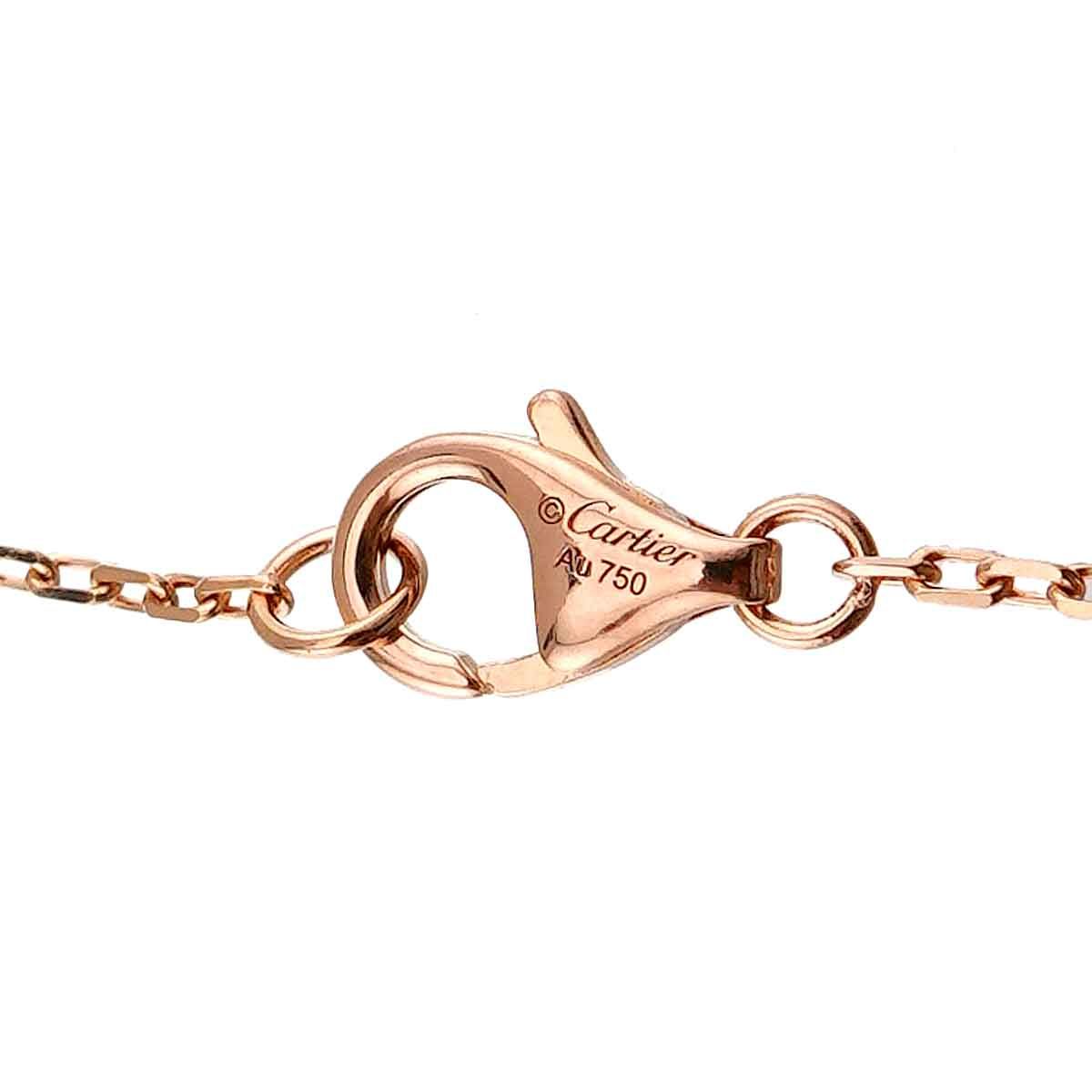 カルティエ Cartier ロゴ ドゥーブルC ダイヤ ネックレス 41cm
