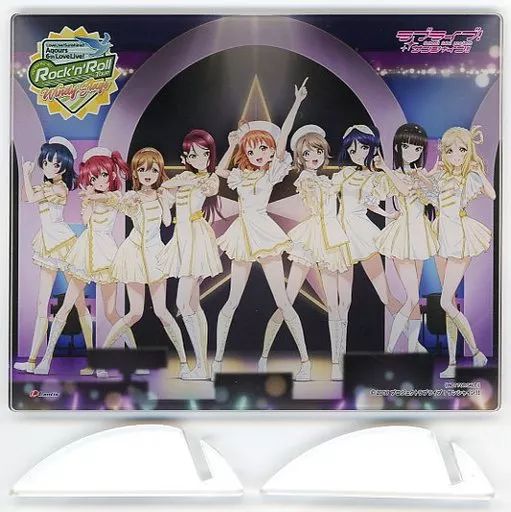 ラブライブ サンシャイン　Aqours 6th アクリルパネル　3点セット 中古】アクリルスタンド・アクリルパネル Aqours ミニアクリル
