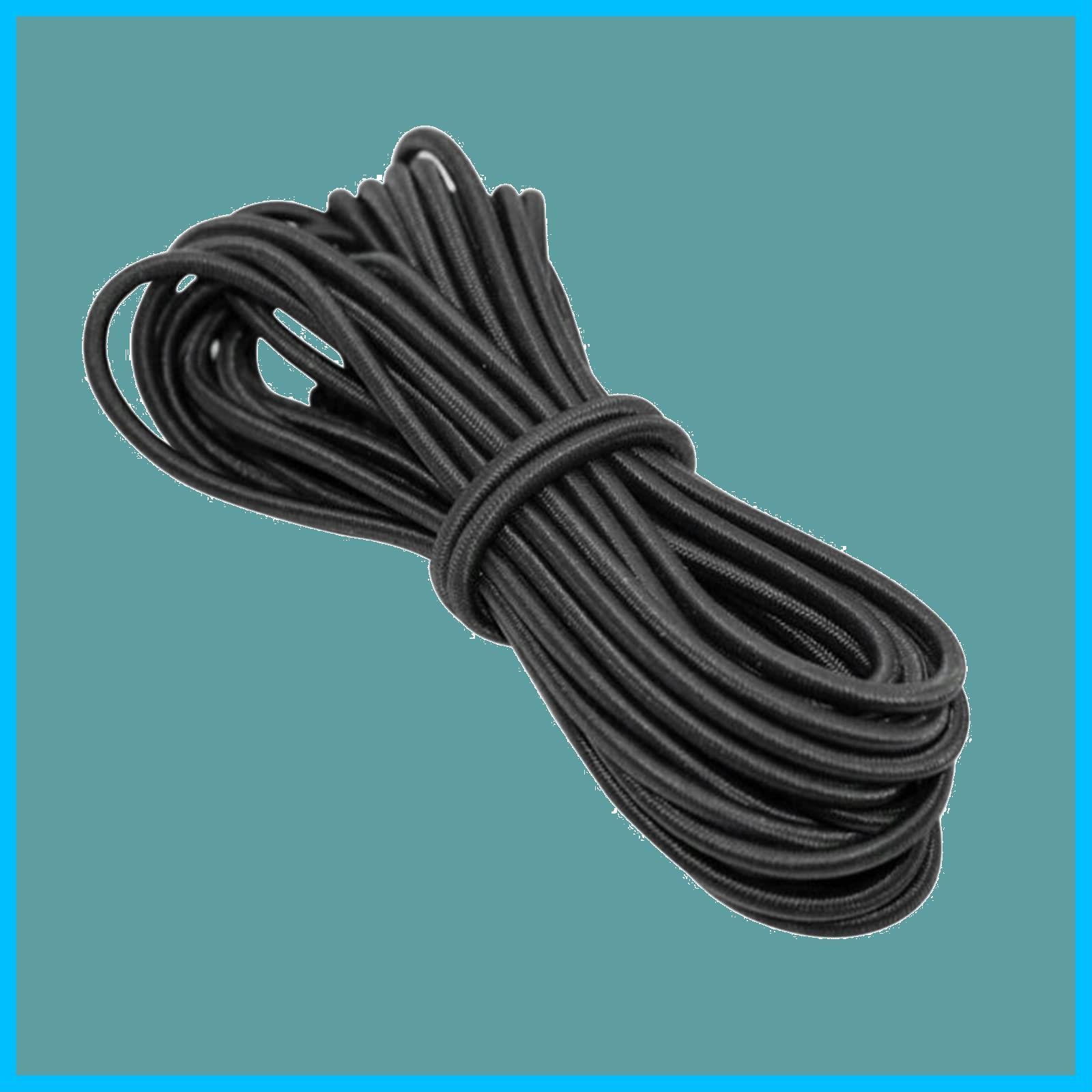 ゴム紐 アウトドア用ゴムロープ 弾力線 幅2.5mm 長10m ショック