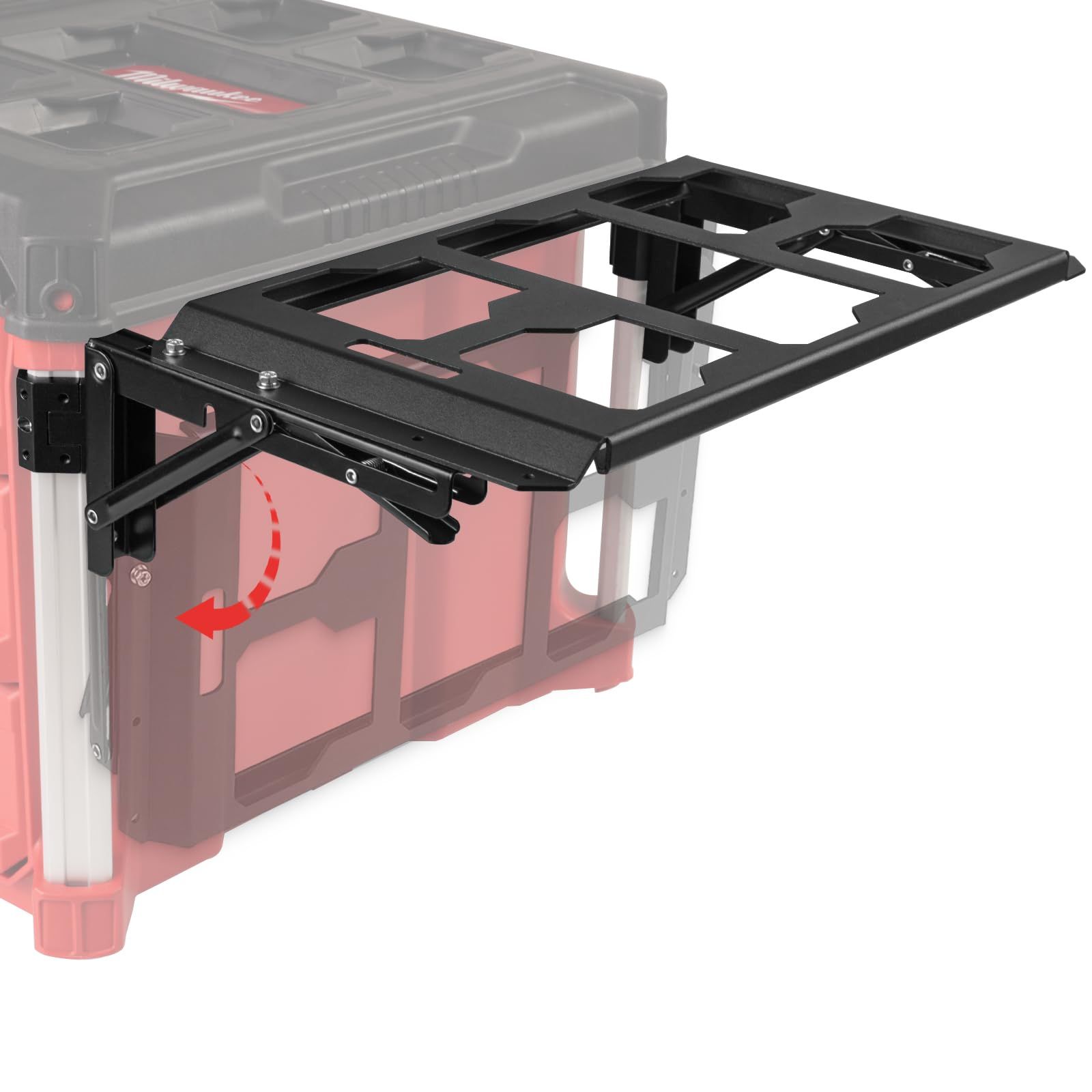 折りたたみ式パックアウトマウント Milwaukee Packout Toolboxに対応 パックアウトシステムのサイドストレージ