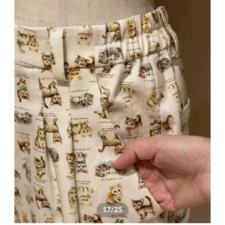 yukiemon ユキエモン nekonekoパンツ Mサイズ 猫 ズボン yukiemon ユキエモン nekonekoパンツ Mサイズ 猫 ズボン