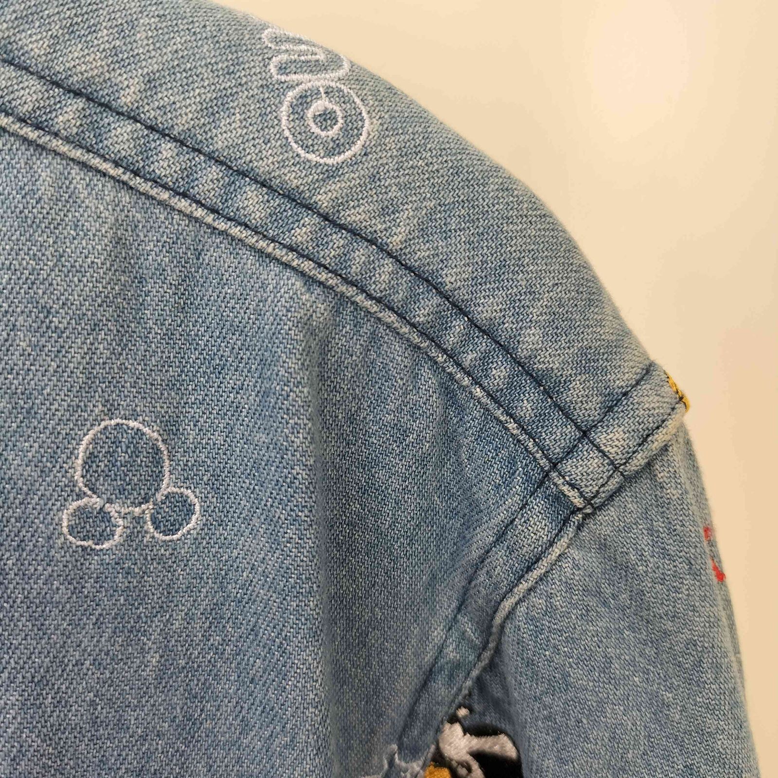 AKM エイケイエム L/S WESTERN SHIRT BLUE HARD USED デニムウエスタン