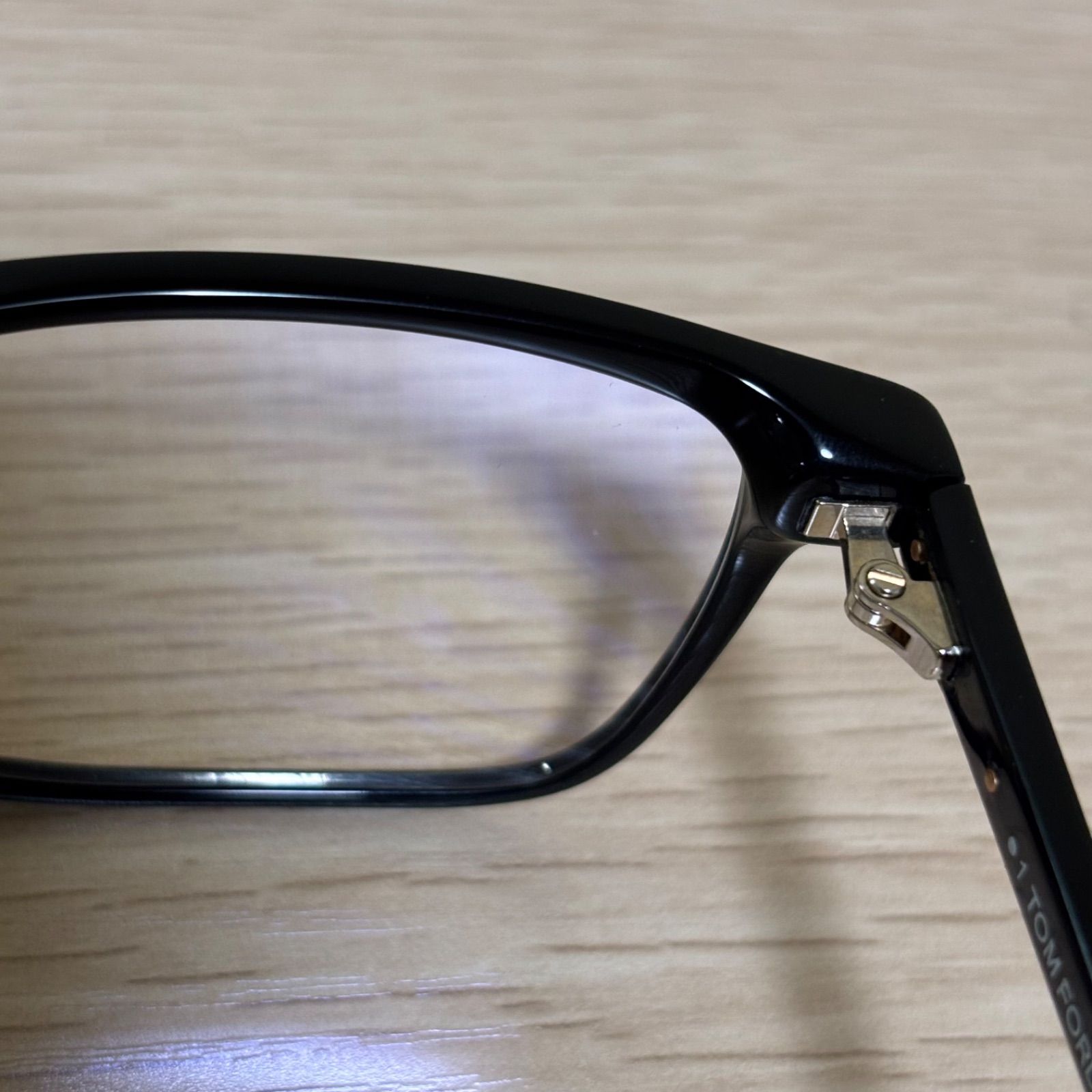 ▪️TOM FORD トムフォード メガネ 眼鏡 度なし ブラック TF-5584-F-B 