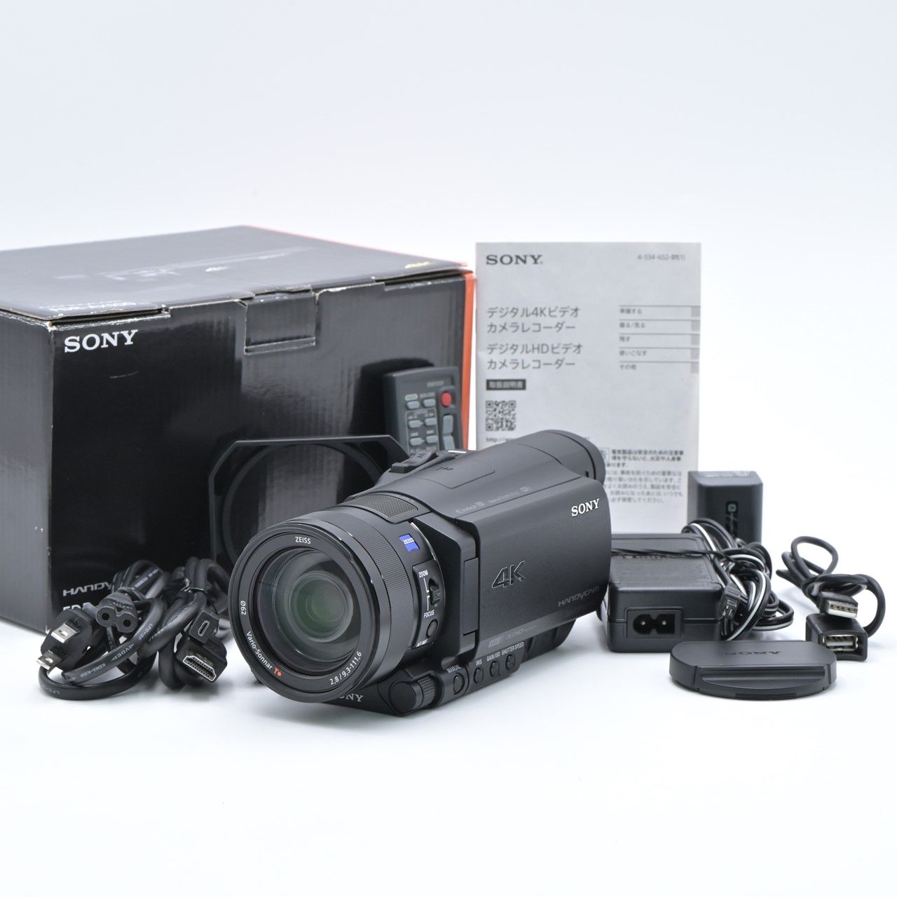 SONY ソニー デジタル4Kビデオカメラレコーダー FDR-AX100
