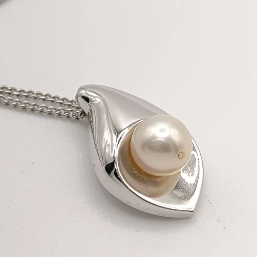 TASAKI 本真珠 アコヤ真珠 パール約6mm SV925 ネックレス ペンダント 
