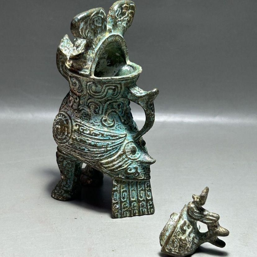 銅器 青銅鏡  遊竜銅鏡  装飾品  現代工芸品  美術品  置物 S6W8X9jo63YD2P8iLAfyrf.jpg@jpg