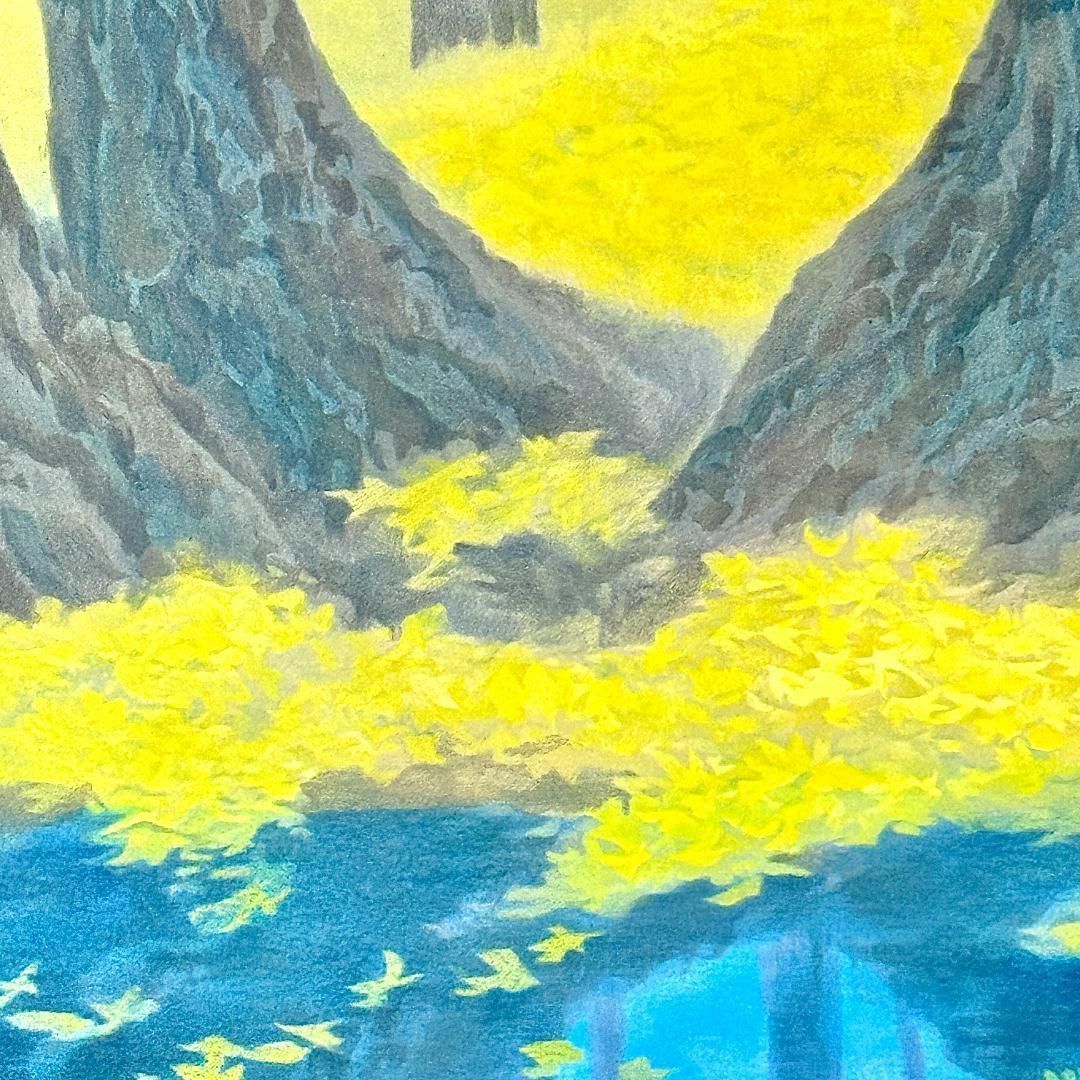 真作保証 東山魁夷 【冬映】 リトグラフ 美品 限定 250 1997年 真作保証 東山魁夷 【冬映】 リトグラフ 美品 限定 250 1997年 希少