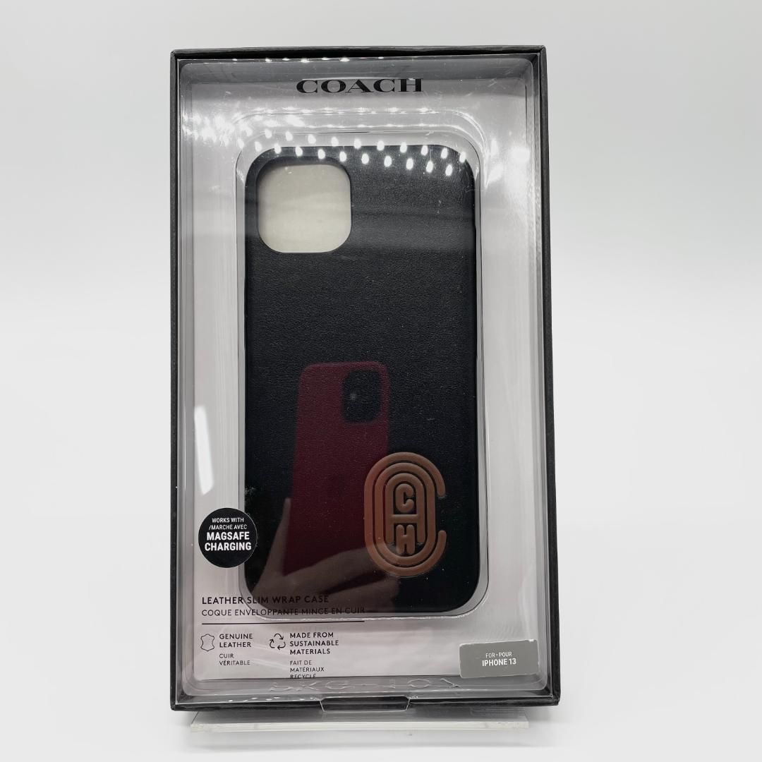COACH iPhone 13 14 ケース レトロ C ロゴ ブラック COACH iPhone 13 14 ケース レトロ C ロゴ ブラック コーチ