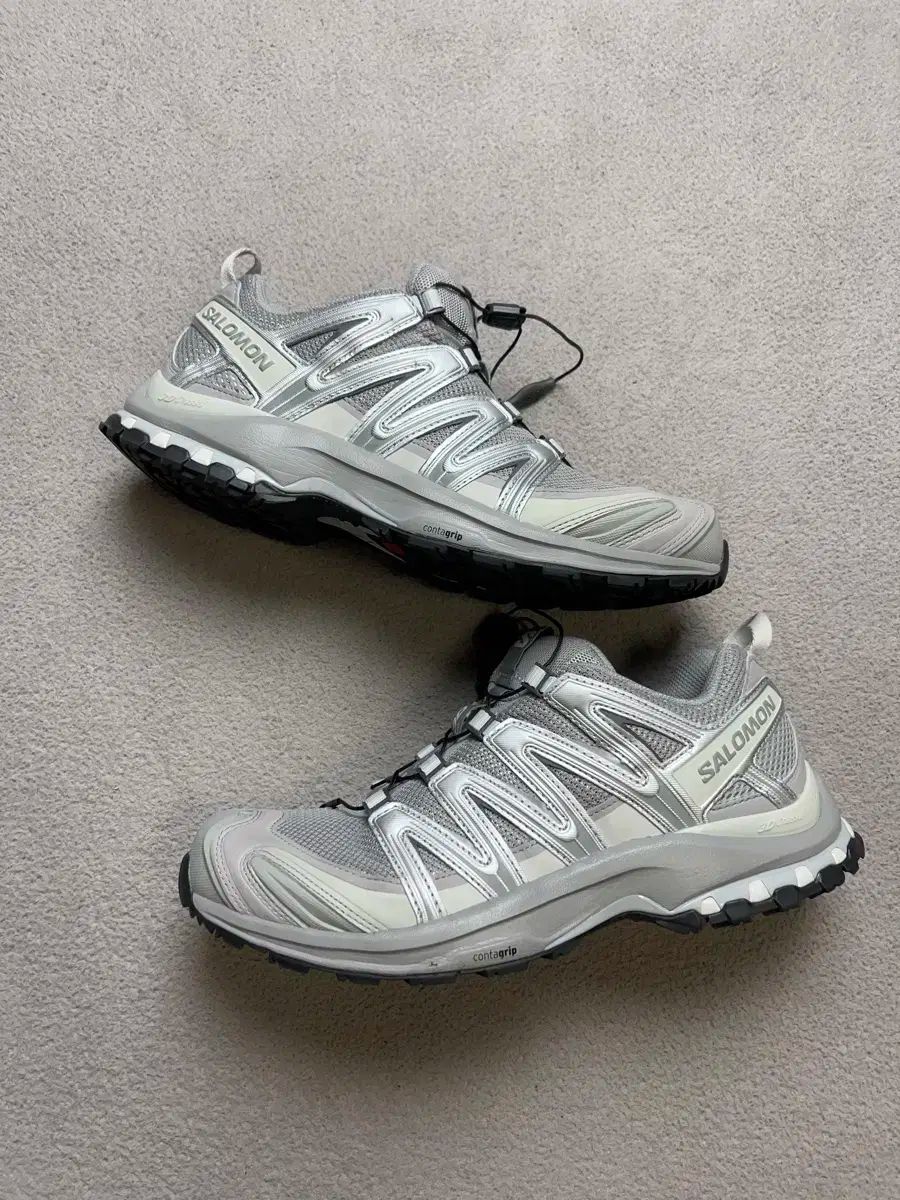 uk8 5 SALOMON サロモン XA プロ 3D アロイ シルバー 270 ー サロモンシューズ