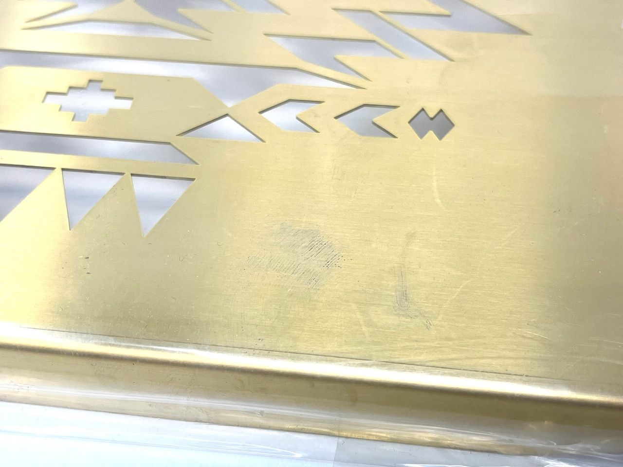 802プロダクツ　フラットバーナーカバー フラットバーナー 蓋 ブラックアイアン 【 麻の葉 】 フラット