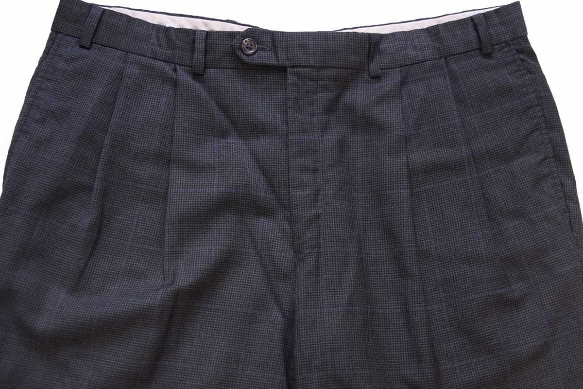 80s RALPH ラルフローレン グレンチェック ツータック