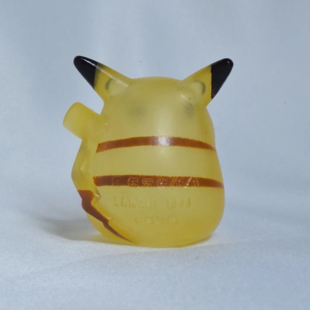 ピカチュウ クリアver 指人形 ポケモンキッズ ソフビ人形