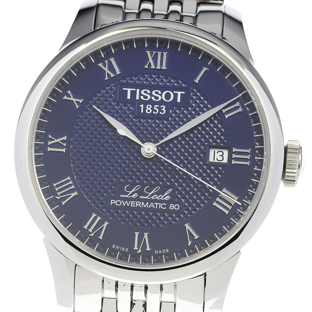 ティソ TISSOT T006407B ル・ロックル デイト 自動巻き メンズ美品保証書付き_817960 - メルカリ