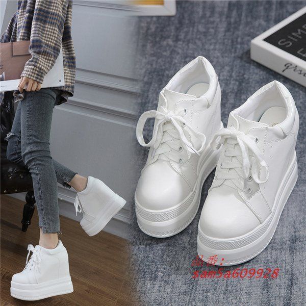 韓国 カジュアルレースアップ