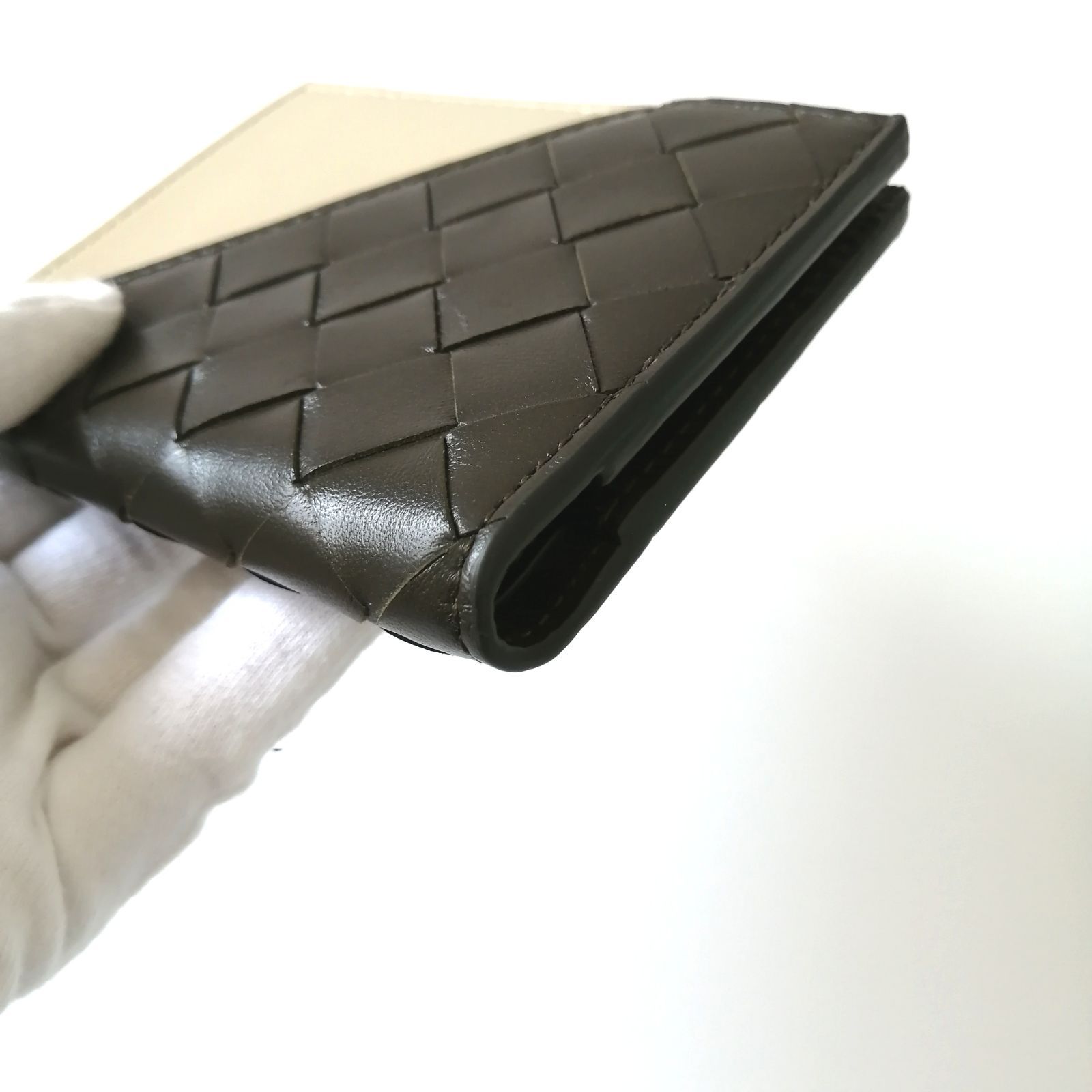 極美品 ボッテガヴェネタ BOTTEGA VENETA スモール 二つ折り