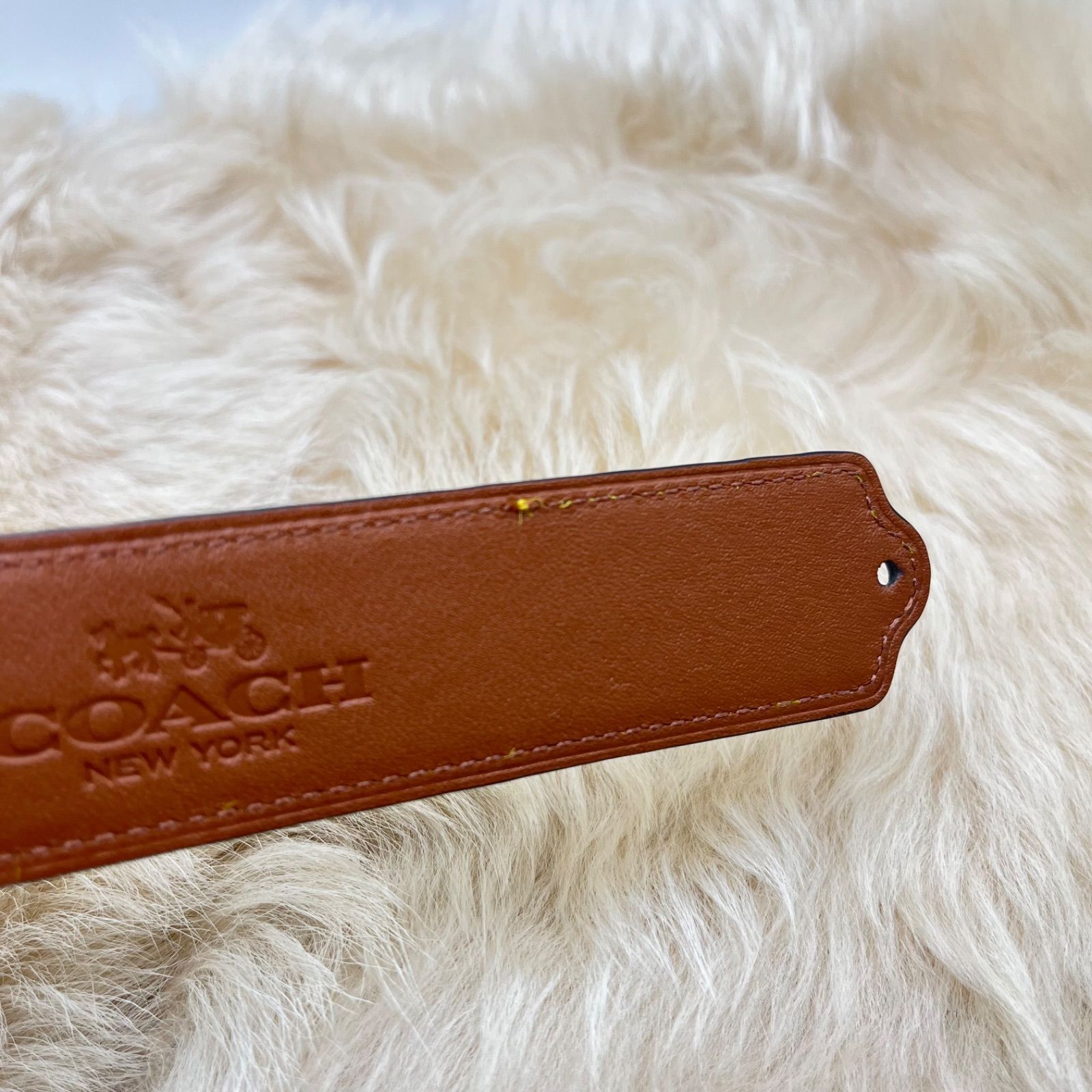 COACH コーチ スヌーピー コラボ レザー 栞 しおり ブックマーク