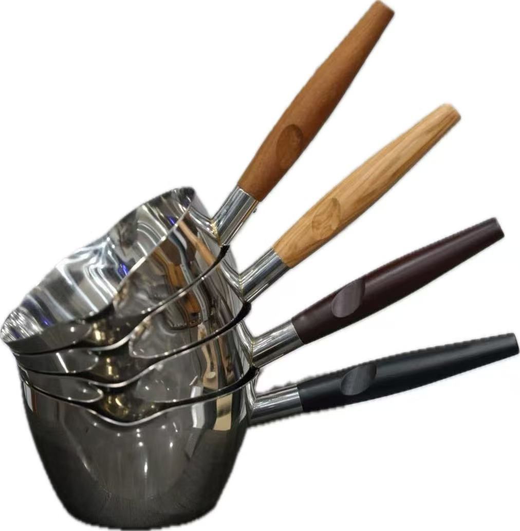 雪平鍋12.5cmIH対応 ガスコンロ対応 ステンレス 底面平ら イタリア産木材 NEXPOTALLINN_EU