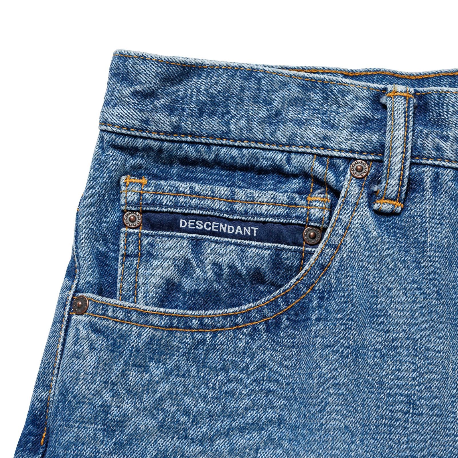 DESCENDANT 1995 DENIM TROUSERS BUGGY HARD WASH ジーンズ