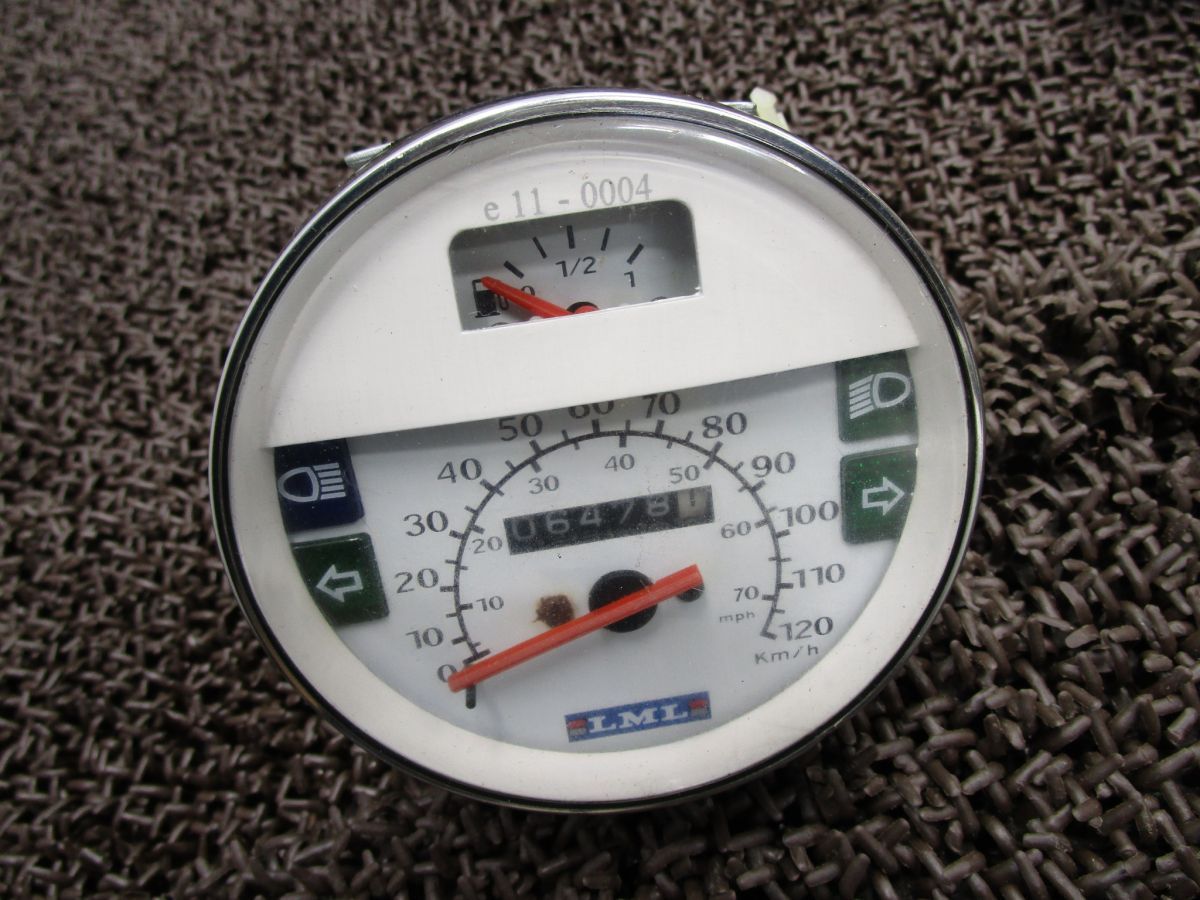 LML スターデラックス 200 4S スピードメーター ○Q569！MD722GBEB