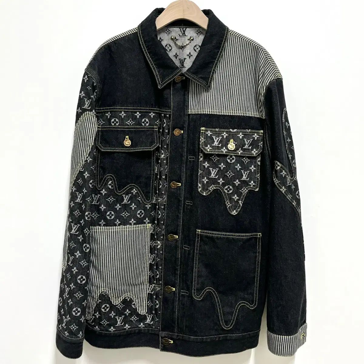 【NIGOコラボ】Louis Vuitton ワークウェアブルゾン Louis Vuitton x Nigo Workwear Jacket Pink メンズ - SS25 - JP