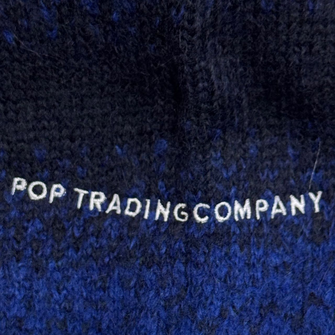 参考上代27500円 未使用 POP TRADING COMPANY 23AW BORDER MOHAIR KNIT 