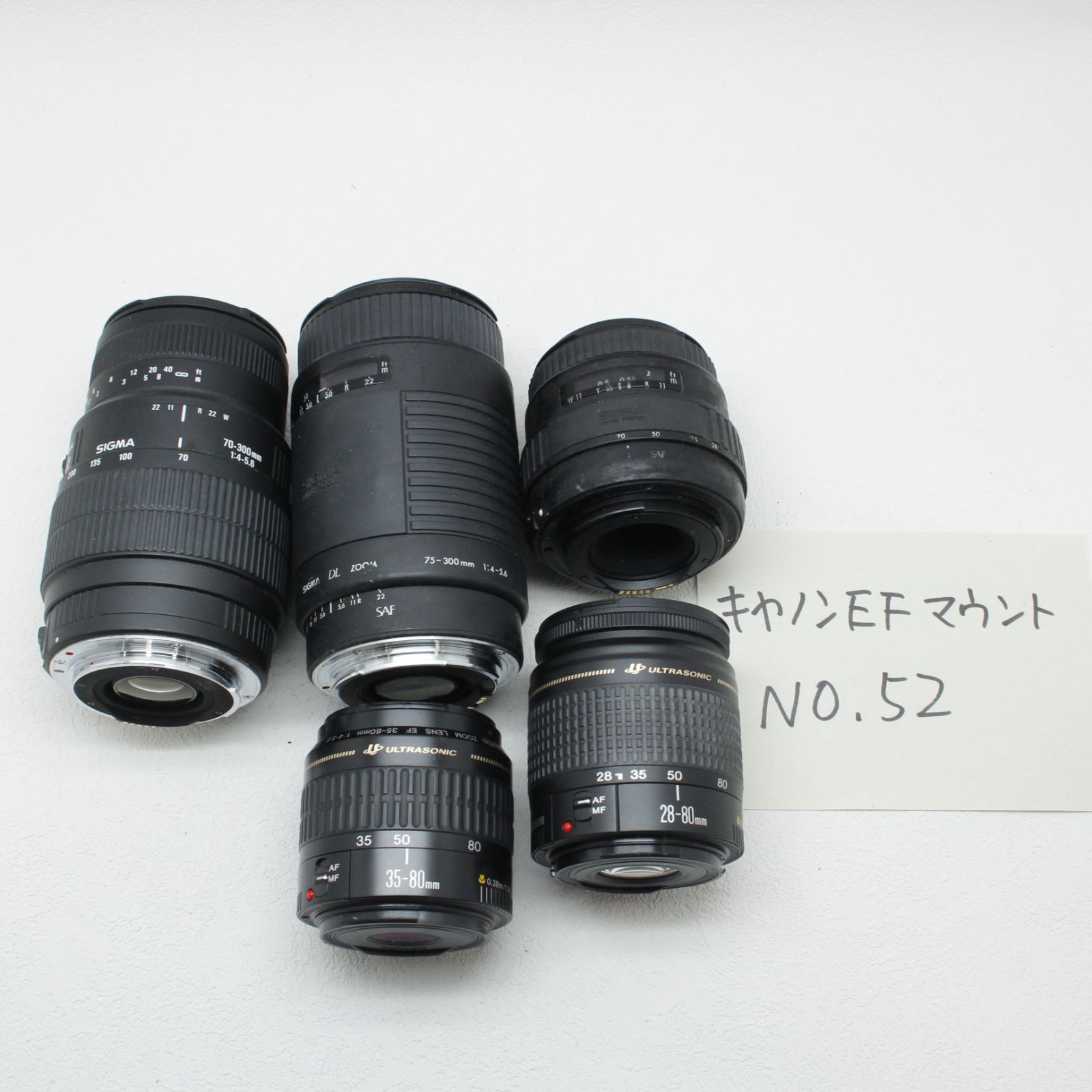 □ジャンクまとめ No.52 キヤノンEFマウントのレンズ - メルカリ