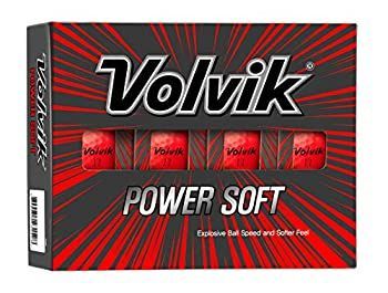 ボルビック Volvik パワーソフト POWER SOFT ゴルフボール 1ダース (12球入り) US仕様 レッド
