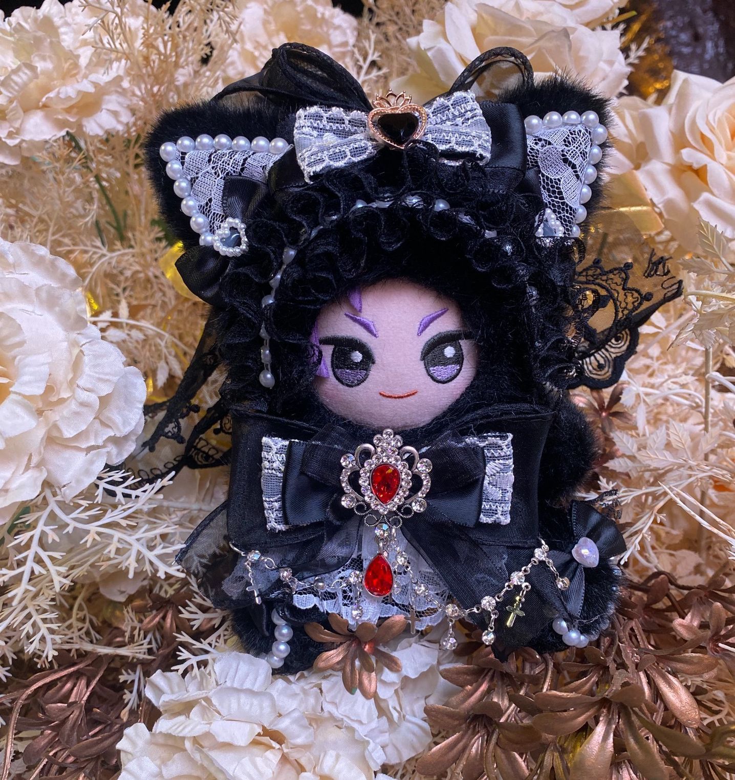 ぬい服 10cm ちびぐるみ おすわり ホワイトデー ウェディング