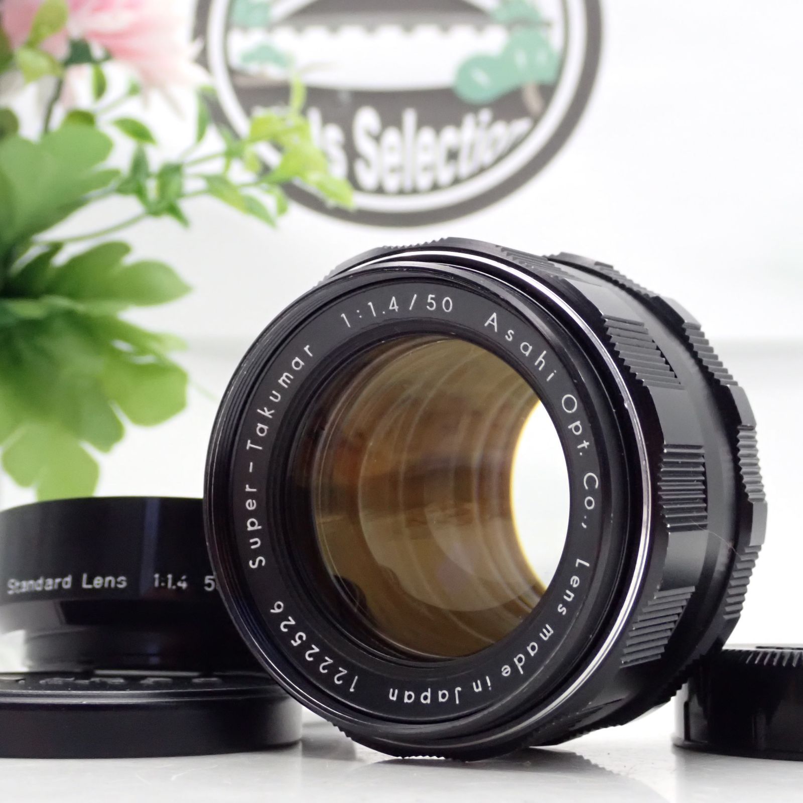 PENTAX - Super Takumar 50mm F1.4 黄変なし フード付 Y199の
