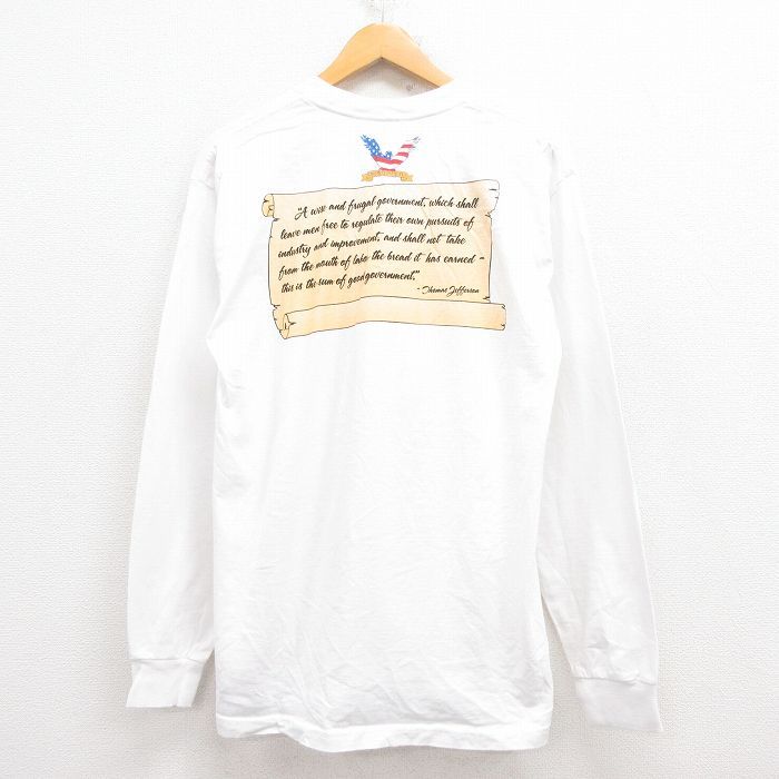 L/古着 長袖 ビンテージ Tシャツ メンズ 00s トーマス