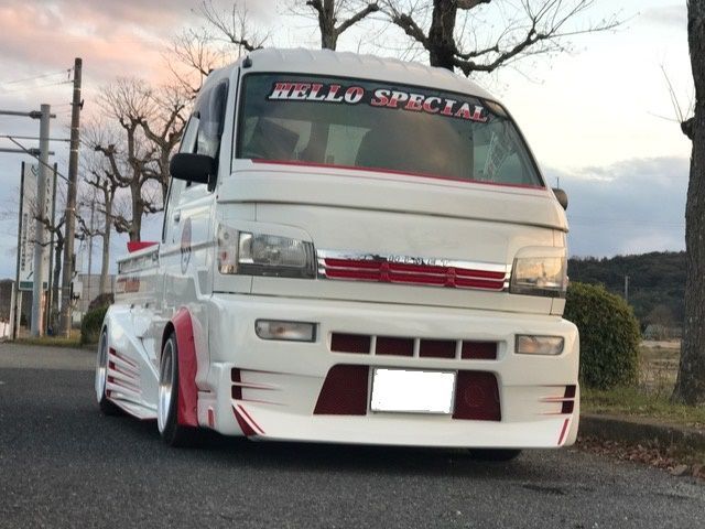 はろーすぺしゃる　オーバーフェンダー　アイライン　ハイゼットトラック はろーすぺしゃる オーバーフェンダー アイライン ハイゼット