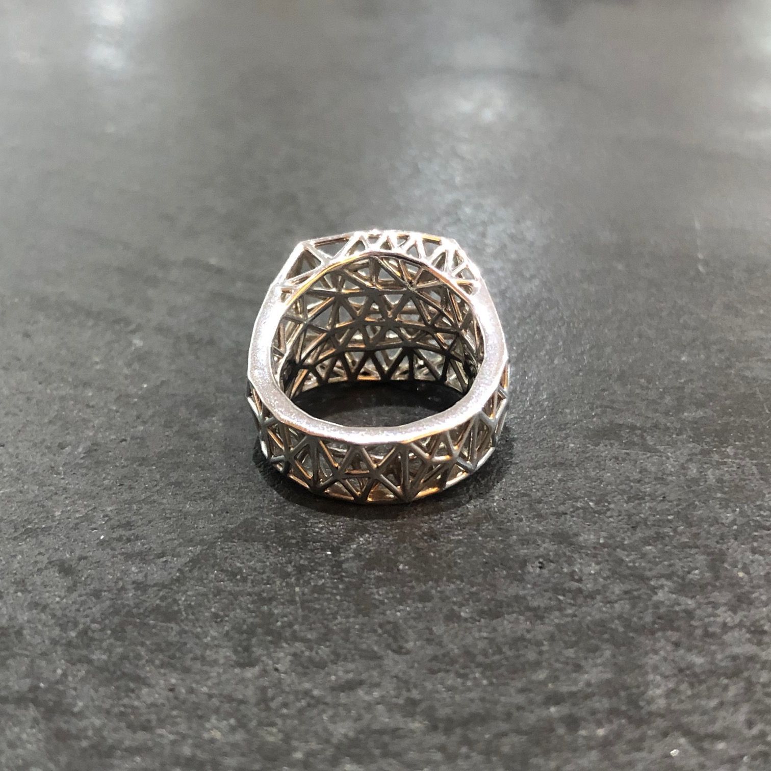 TOM WOOD Mesh Ring メッシュリング 指輪 トムウッド シルバー925 10号 