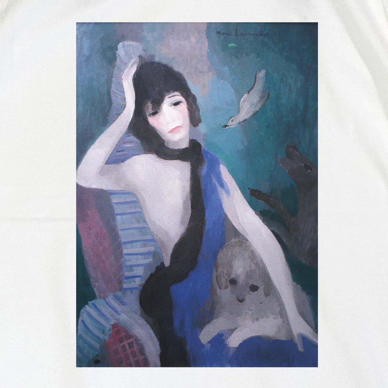 MARIE LAURENCIN 、マリー・ローランサン、真珠の髪飾りの乙女