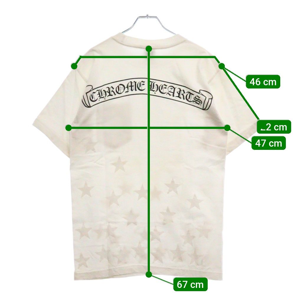 クロムハーツ Tシャツ スクロールラベル スタープリント 古着 USED CHROME HEARTS クロムハーツ（原本無） 国内正規品 USA製