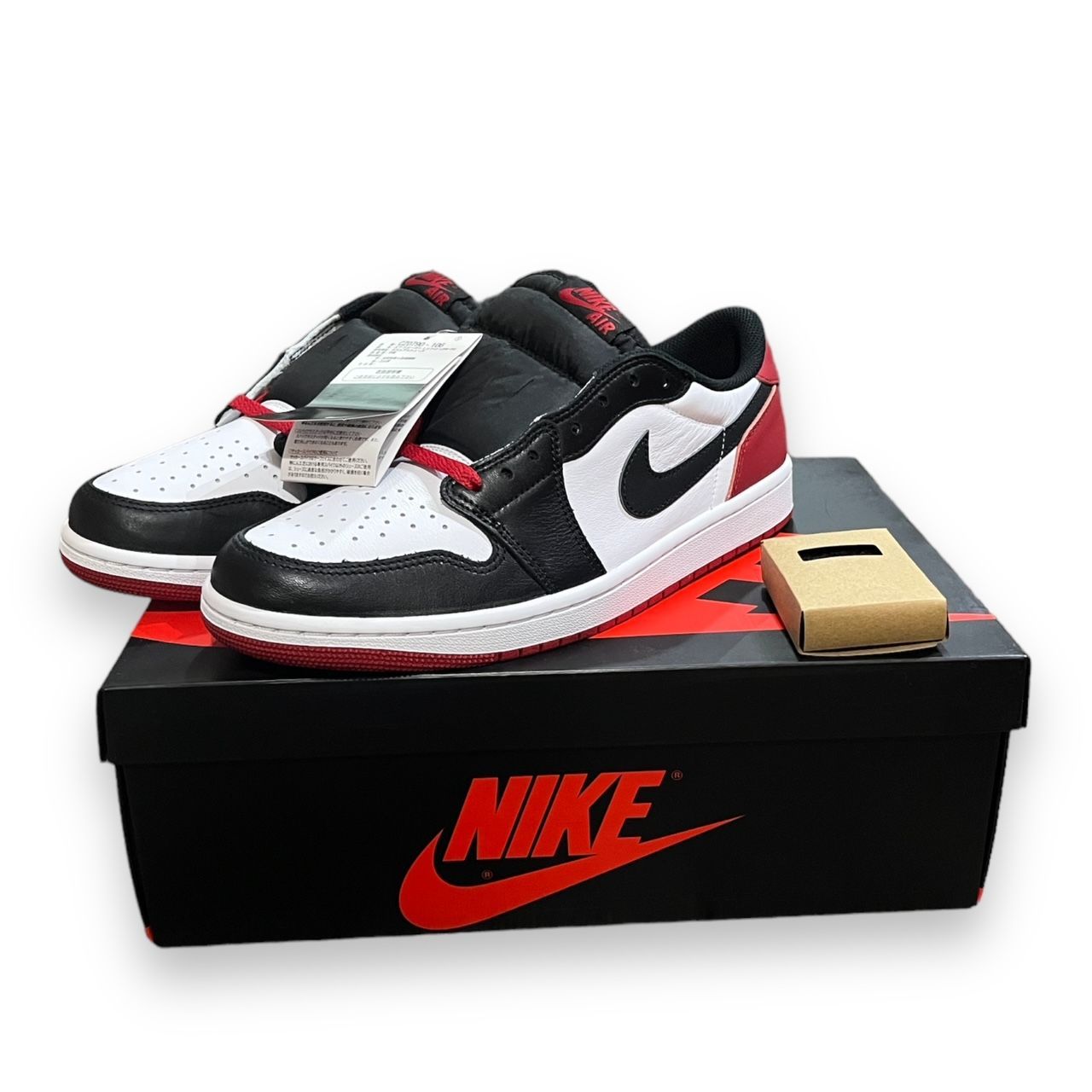 新品 国内正規 Nike Air Jordan 1 Retro Low OG Black Toe つま黒 
