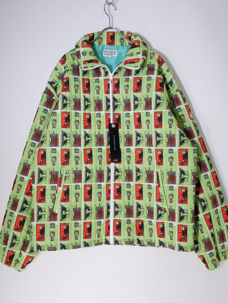 C.E CAVEMPTシーイー SOURCE-OUTPUT QUILTED ZIP JACKETキルテッドジップジャケット【XL】【MJKA69728】