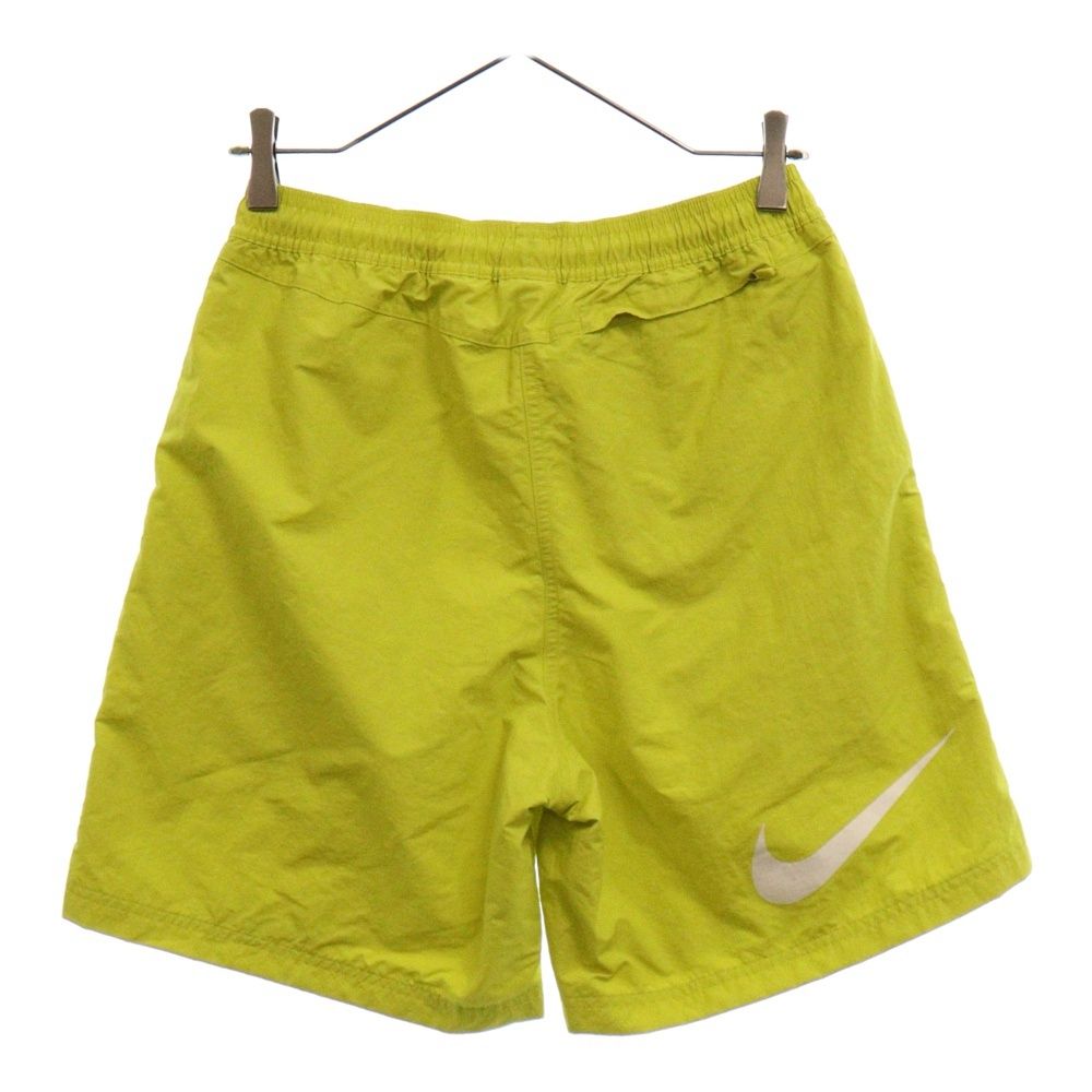 NIKE (ナイキ) ×STUSSY ロゴプリント ナイロンショーツ ハーフパンツ