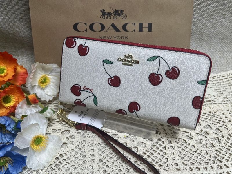 COACH 財布 コーチ 長財布 ロング ジップ アラウンド ウォレット