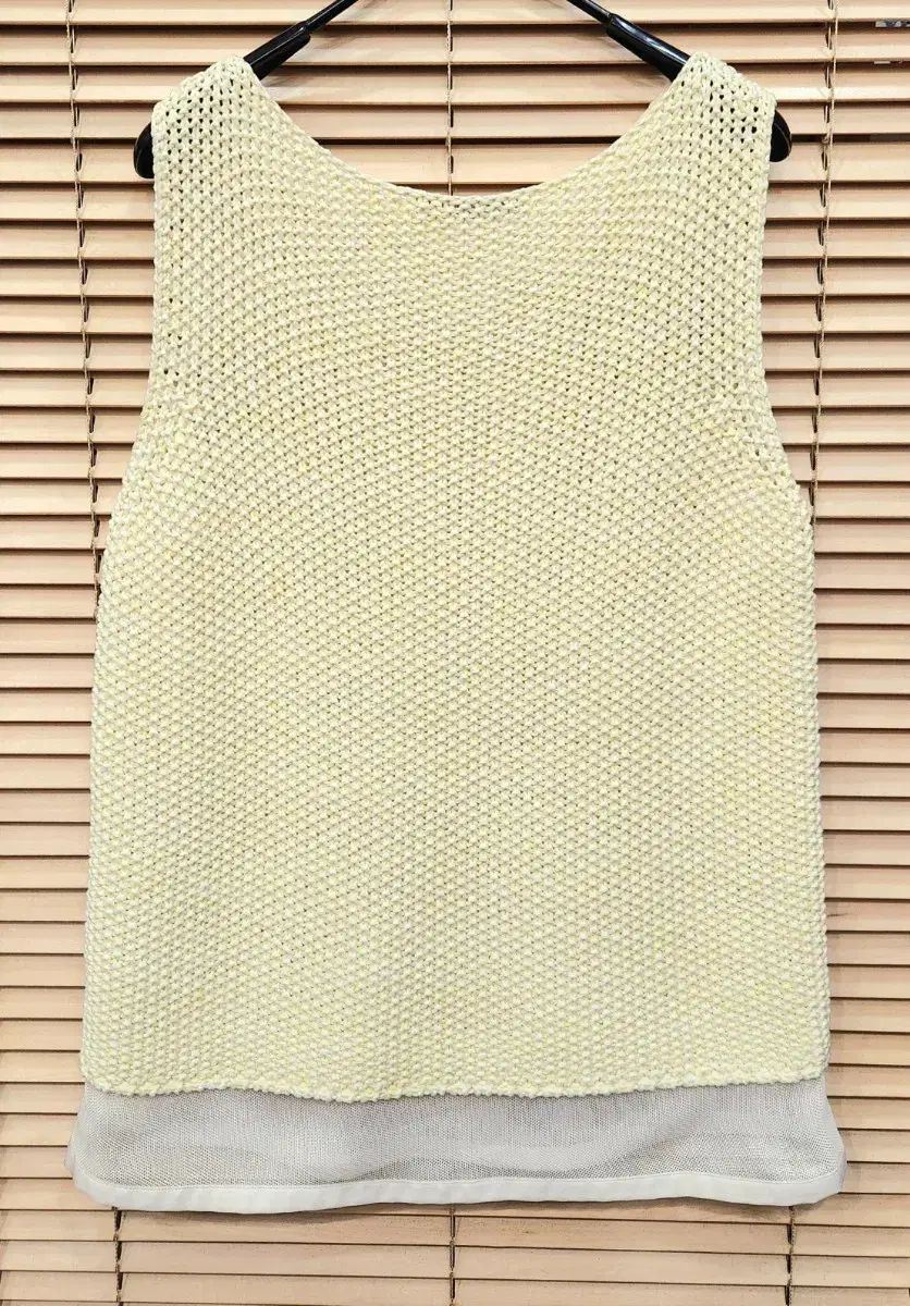 オーガニック ニットベスト