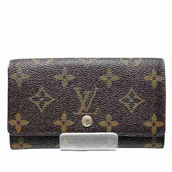 ルイヴィトン Louis Vuitton モノグラム ポルトモネジップ M61735 2つ折り財布 ユニセックス
