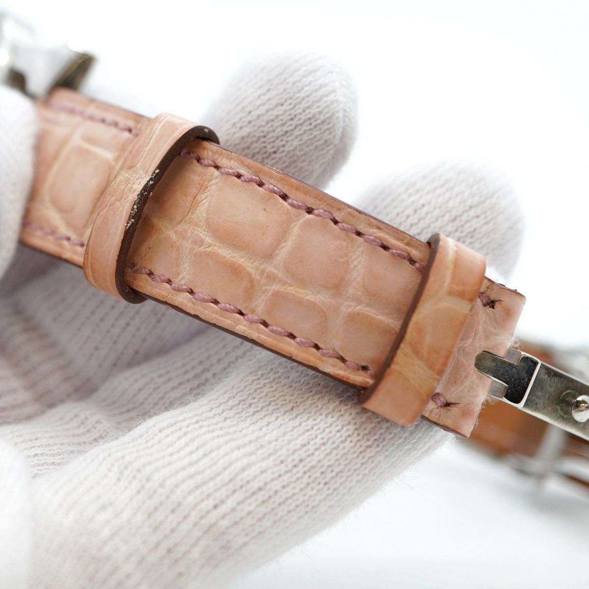 5wwh0383】エルメス Hウォッチ HR1.530 白文字盤【中古】腕時計  